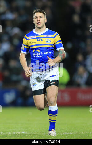 Leeds, Großbritannien. 8 Mär, 2018. 8 Headingley Stadium, Leeds, England; Betfred Super League, Runde 5, Leeds Rhinos versus Rumpf FC; Tom Briscoe von Leeds Rhinos Credit: Aktuelles Bilder/Alamy leben Nachrichten Stockfoto