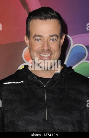 Carson Daly in der Ankunftshalle für 2018 NBC NY Hochsaisons drücken Sie Quark, Four Seasons Hotel New York, New York, 8. März, 2018. Foto: Kristin Callahan/Everett Collection Stockfoto