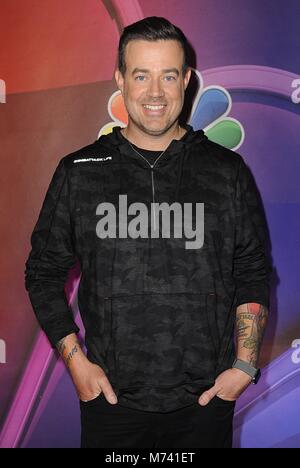 Carson Daly in der Ankunftshalle für 2018 NBC NY Hochsaisons drücken Sie Quark, Four Seasons Hotel New York, New York, 8. März, 2018. Foto: Kristin Callahan/Everett Collection Stockfoto