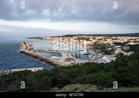 Santa Maria di Leuca - Il Porto Stockfoto