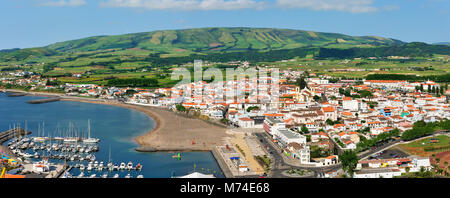 Praia da Vitória. Terceira, Azoren, Portugal Stockfoto