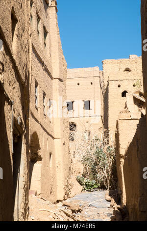 Alte Dorf Al Hamra, Nizwa, Sultanat Oman Stockfoto