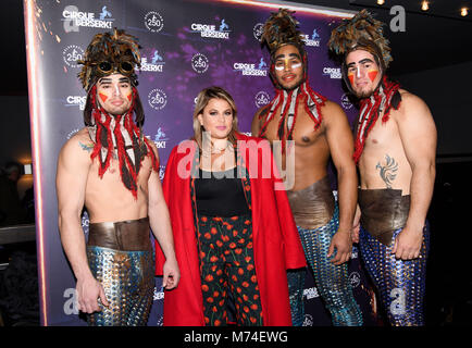 Cirque Berserker! Gala Performance in London mit: Nadia Essex Wo: London, Vereinigtes Königreich, wenn: 05 Feb 2018 Credit: WENN.com Stockfoto