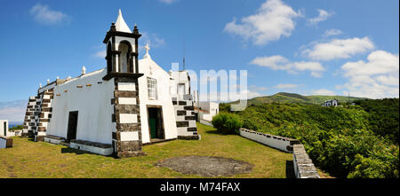 Die srª Da Ajuda Kapelle, Santa Cruz da Graciosa, die Insel La Graciosa. Azoren. Portugal Stockfoto