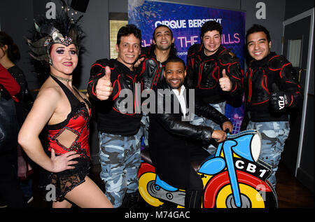 Cirque Berserker! Gala Performance in London mit: JB Gill Wo: London, Vereinigtes Königreich, wenn: 05 Feb 2018 Credit: WENN.com Stockfoto