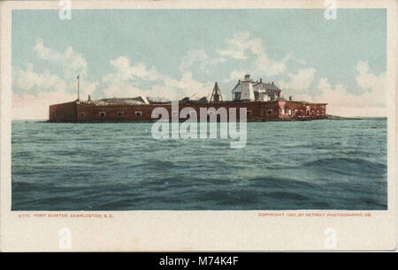 Fort Sumter, Charleston, S.C.;, auf der die erste Waffe im Bürgerkrieg wurde gefeuert, Jan 9, 1861 (NBY) 429444 Stockfoto