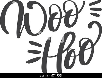 Die Inschrift Techtelmechtel. Hand gezeichnet Vektor Schriftzug Karte. Perfektes Design für Grußkarten, Poster, T-Shirts, Banner Einladungen drucken Stock Vektor