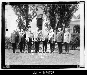 Harding & Präsident der eigenen Garnison, 5-19-21 LOC npcc. 04185 Stockfoto