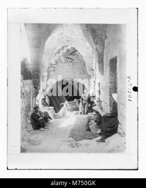 Innere eines Bauernhauses im Beit Sahur LOC 11757 matpc. Stockfoto