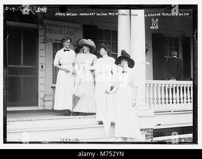 Jessie Wilson, Frau Margaret Wilson, Woodrow Wilson, Eleanor Randolph Wilson LCCN 2014687637 Stockfoto