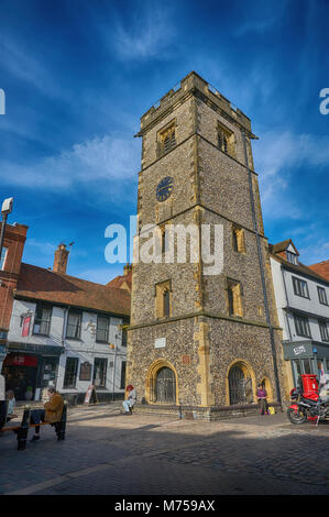 Der Clock Tower St Albans Stockfoto