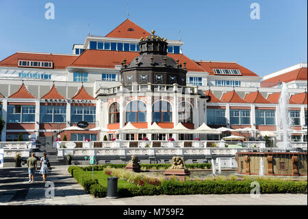 Dom Zdrojowy (Kurhaus) in Sopot, Polen. 10. August 2015 © wojciech Strozyk/Alamy Stock Foto Stockfoto