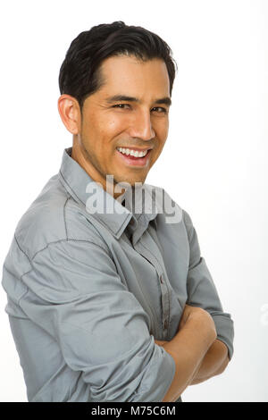 Schöner spanischer junger Mann. Stockfoto