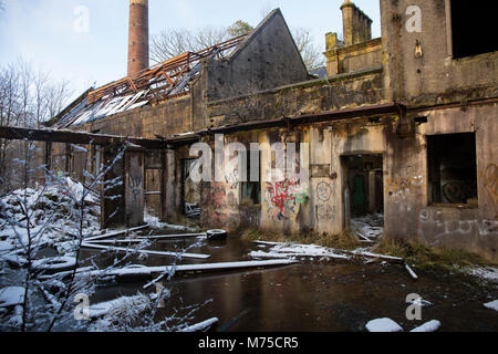 Verlassene Gebäude UK Stockfoto