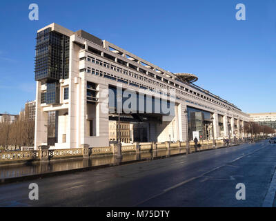 Finanzministerium , Pont de Bercy, Paris, Frankreich, Europa Stockfoto