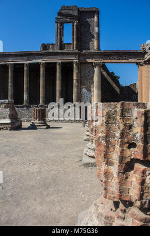 Stabian Bäder in Pompeji, Italien Stockfoto