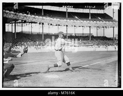 John S. Henry, Washington, AL, bei Polo Grounds, NY (Baseball) LCCN 2014691888 Stockfoto