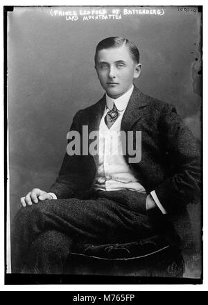 Lord Mountbatten (Prinz Leopold von Battenberg) sitzen LCCN 2014685356 Stockfoto