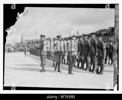 Ankunft von Sir Arthur Wauchope als Hoher Kommissar für Palästina, Nov. 20, 1931 LOC 13577 matpc. Stockfoto