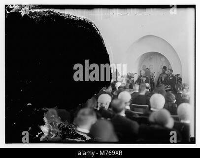 Ankunft von Sir Arthur Wauchope als Hoher Kommissar für Palästina LOC 08398 matpc. Stockfoto