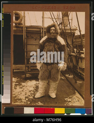 Peary auf dem Hauptdeck des Dampfschiffes "Roosevelt" LCCN 00650165 Stockfoto