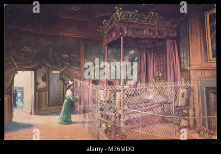 Queen Mary's Schlafzimmer, Holyrood Palace (NBY) 438114 Stockfoto