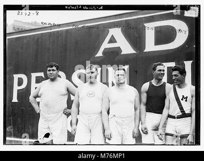 Ralph Rose, Pat McDonald, Matt Grath, Jones, Kaviatt (d. h., kiviat) LCCN 2014691984 Stockfoto