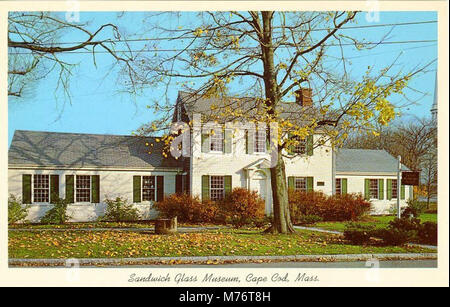 Sandwich Glass Museum im Alten Sandwich auf Cape Code (NBY 4290) Stockfoto