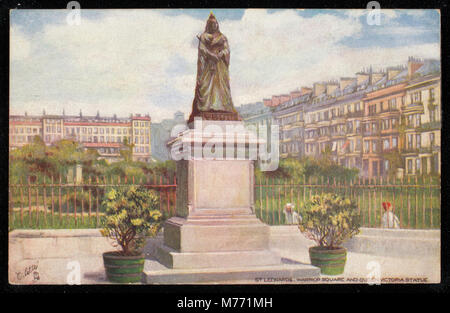 St Leonards Warrior Square und Königin Victoria Statue (NBY) 442581 Stockfoto