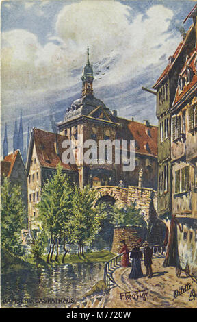 Bamberg, das Rathaus. 641 B (NBY) 419860 Stockfoto