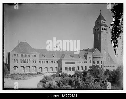 1. Union Jack fliegen über Augusta Victoria Hospital, Jerusalem LOC matpc. 10458 Stockfoto