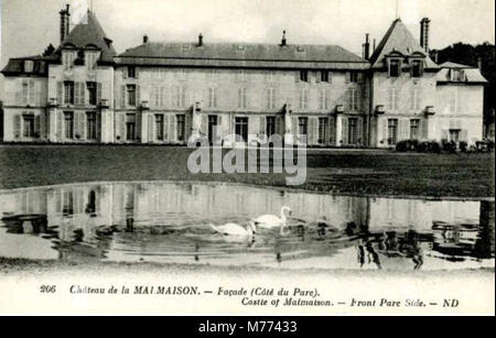 206, Chateau de la Malmaison, Schloss von Malmaison, Vorderseite (NBY 4625) Stockfoto