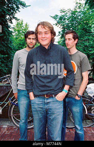 Englische Band Keane in Amsterdam fotografiert 7. Juli 2004, Niederlande, Europa Stockfoto