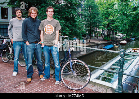 Englische Band Keane in Amsterdam fotografiert 7. Juli 2004, Niederlande, Europa Stockfoto