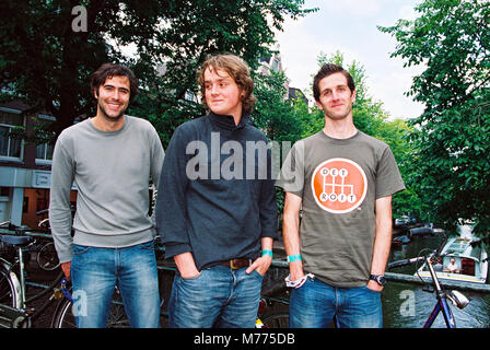 Englische Band Keane in Amsterdam fotografiert 7. Juli 2004, Niederlande, Europa Stockfoto