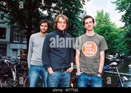 Englische Band Keane in Amsterdam fotografiert 7. Juli 2004, Niederlande, Europa Stockfoto