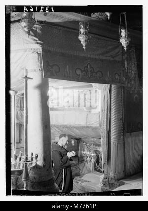 Die Krippe, (Kirche der Geburt), 24.02.1945 LOC 12535 matpc. Stockfoto