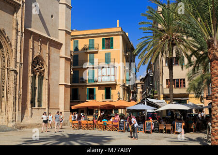 La Lonja Square, Palma de Mallorca, Mallorca, Balearen, Spanien, Europa Stockfoto