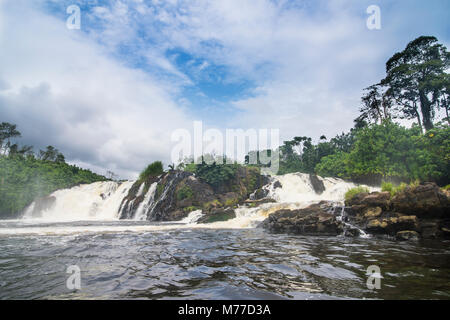 Lobe Wasserfälle, Kribi, Kamerun, Afrika Stockfoto