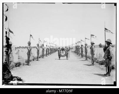 Soldatenfriedhof bei Gaza-Belah, 28. April 1925 LOC 08237 matpc. Stockfoto