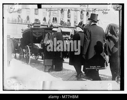 Bjornson Familie im Trauerzug - Christiania LCCN 2014688104 Stockfoto