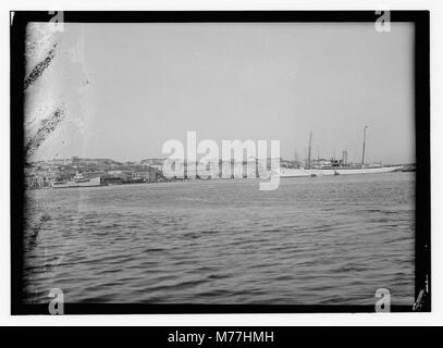 Boote im Hafen von Tripolis LOC 13025 matpc. Stockfoto