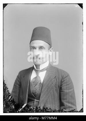 Erfassen & Besetzung Palästinas. Türkische Bürgermeister von Jerusalem LOC 08005 matpc. Stockfoto