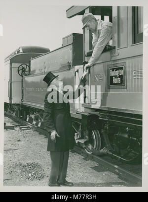 Chief Crazy Horse Lokomotive, Chicago Railroad Fair (NBY 2909) Stockfoto