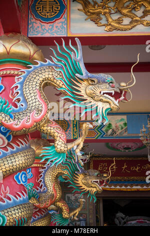 Die chinesische Tempel von Thepsathit Phra Kiti Chaloem in der Stadt Ang Sila ordentlich Bang Saen in der Provinz Chonburi in Thailand. Thailand, Chonburi, Keine Stockfoto
