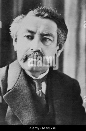 Portrait von Aristide Briand (1867 - 1932) sozialistischen Politiker, stellvertretender Minister im Jahr 1902, im Jahre 1906, der Präsident des Rates im Jahr 1909, der der se Stockfoto