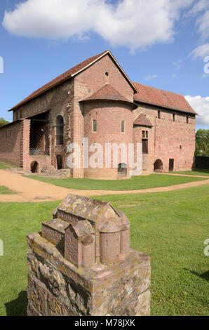 Einhardsbasilika in Steinbach Ortsteil von Michelstadt, Odenwald, Hessen, Deutschland, Europa Stockfoto