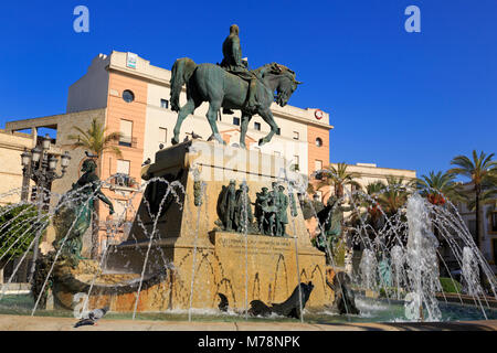 General Miguel Primo de Rivera, Plaza de Arenal, Jerez de la Frontera, Andalusien, Spanien, Europa Stockfoto