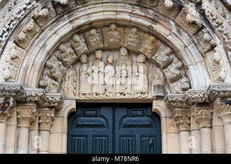 Santa Maria Kirche, Altstadt, La Coruna, Galicien, Spanien, Europa Stockfoto