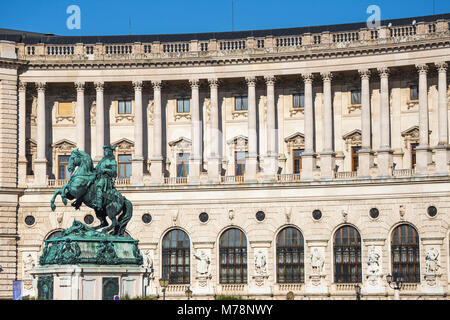 Hofburg, UNESCO-Weltkulturerbe, Wien, Österreich, Europa Stockfoto
